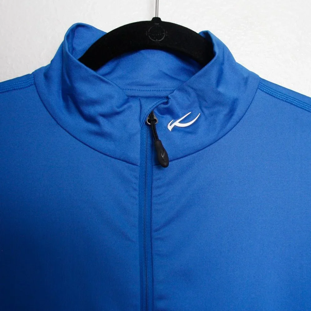 Kjus Men's Performance Quarter Zip Pullover Blue Size 50 / M Activewear